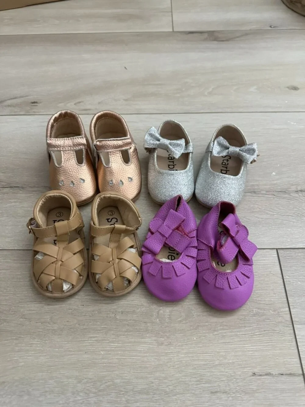 4 pairs Size 3 Size 4 lots Baby Shoes Lots Flash Sale toddler Shoes Sandals